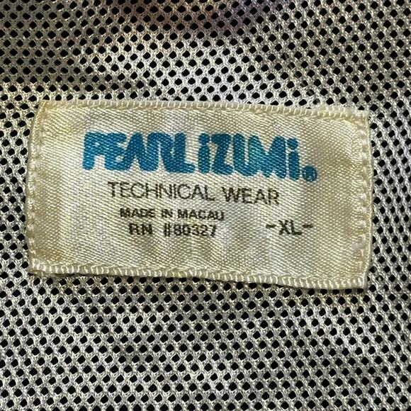 VTG PEARL IZUMI Lightweight Cycling Packable Windbreaker Jacket Colorblock SZ XL - Picture 10 of 13
